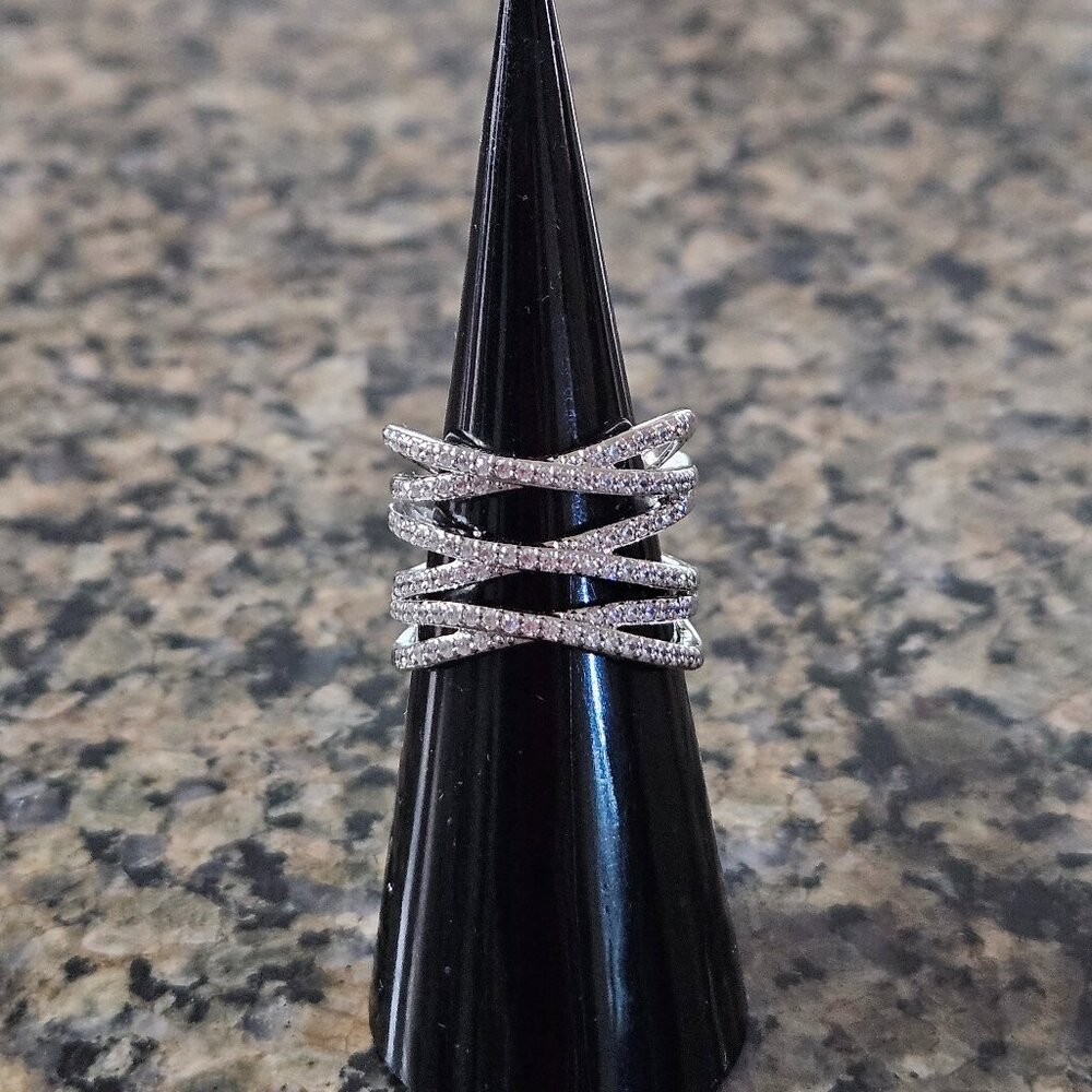 Bomb Party RBP7406 "Intricate Details" April Diamond Cubic Zirconia Sz 5